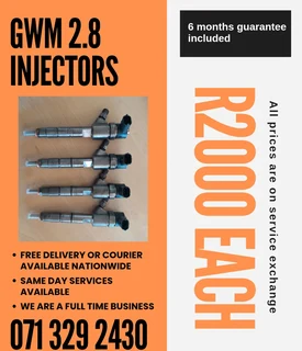 Gwm 2.8 Diesel Injectors For Sale With Warranty