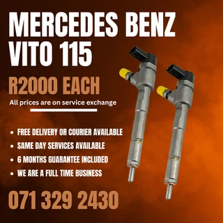 Mercedes Benz Vito Injectors For Sale With Warranty