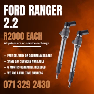 Ford Ranger 2.2 Injectors For Sale With Warranty