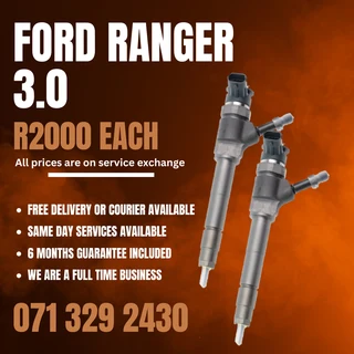 Ford Ranger 3.0 Injectors For Sale With Warranty