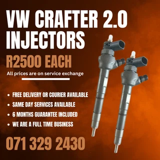 Vw Crafter 2.0 Injectors For Sale With Warranty