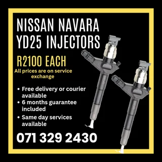 Nisaan Navara Yd25 Injectors For Sale With Warranty