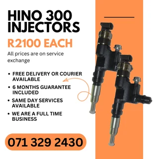 HINO 300 TRUCK INJECTORS FOR SALE WITH WARRANTY