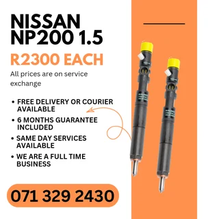 NISSAN NP200 1.5 INJECTORS FOR SALE WITH WARRANTY