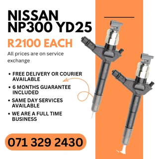 NISSAN NP300 YD25 INJECTORS FOR SALE WITH WARRANTY
