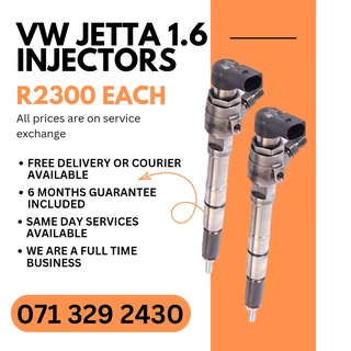 VW JETTA 1.6 INJECTORS FOR SALE WITH WARRANTY