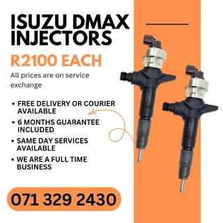 ISUZU DMAX INJECTORS FOR SALE WITH WARRANTY