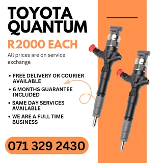 Toyota Quantum Injectors For Sale With Warranty