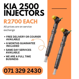 Kia 2500 Injectors For Sale With Warranty