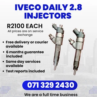 Iveco Daily 2.8 Injectors For Sale With Warranty