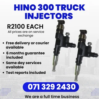 Hino 300 Truck Injectors For Sale With Wareanty
