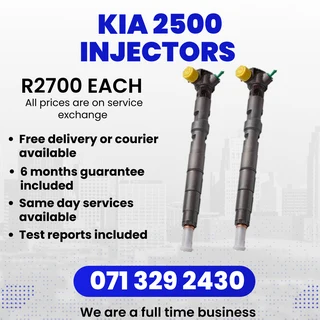 Kia 2500 Injectors For Sale With Warranty