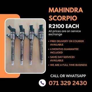 Mahindra Scorpio Injectors For Sale With Warranty