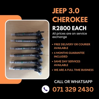 Jeep Cherokee 3.0 Injectors For Sale With Warranty