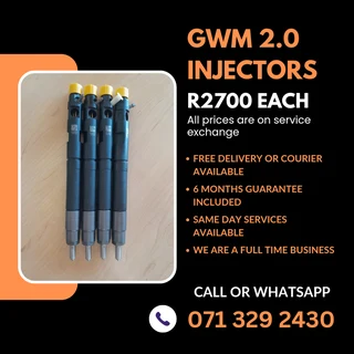 Gwm 2.0 Injectors For Sale With Warranty