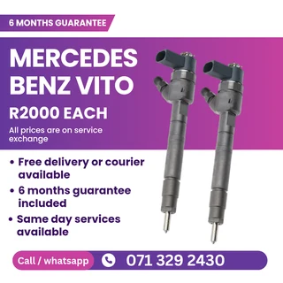 Mercedes Benz Vito Injectors For Sale With Warranty