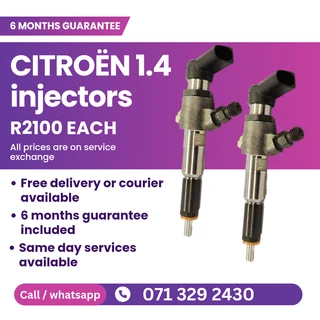 Citroen 1.4 Injectors For Sale With Warranty
