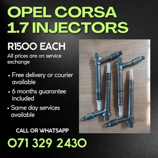 Opel Corsa 1.7 Injectors For Sale With Warranty