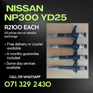 Nissan Np300 Yd25 Injectors For Sale With Warranty