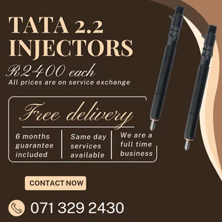 Tata 2.2 Diesel Injectors For Sale With Warrantt