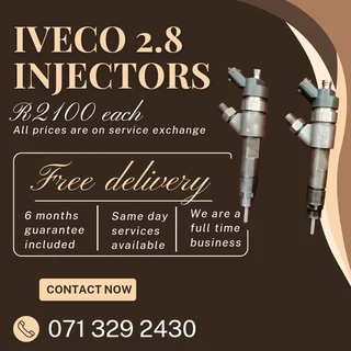 Iveco 2.8 Injectors For Sale With Warranty