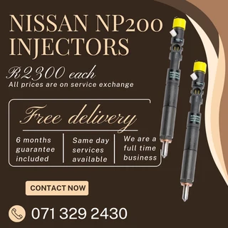 Nissan Np200 1.5 Diesel Injectors For Sale With Warranty