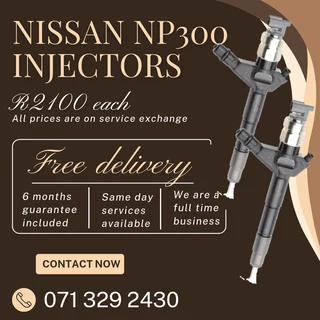 Nissan Np300 Injectors For Sale With Warrantt