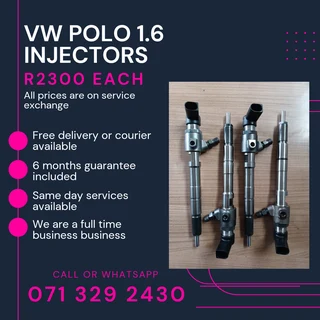 Vw Polo 1.6 Diesel Injectors For Sale With Warranty