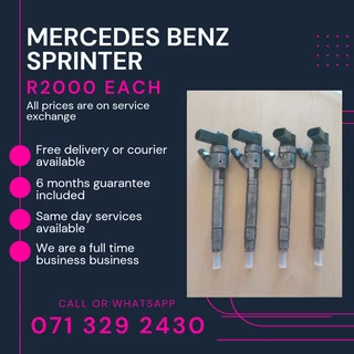 Mercedes Benz Sprinter Injectors For Sale With Warranty