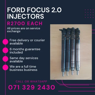 Ford Focus 2.0 Injectors For Sale With Warranty