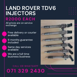 Land Rover Tdv6 Injectors For Sale With Warranty