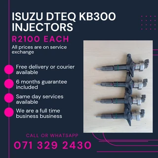 Isuzu Dteq Injectors For Sale With Warranty