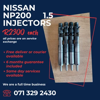 Nissan Np200 Injectors For Aale With Warranty