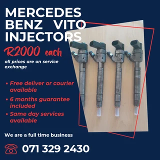 Mercedes Benz Vito Injectors For Sale With Warranty