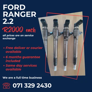 Ford Ranger 2.2 Injectors For Sale With Warrantt
