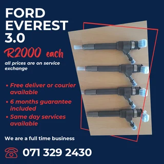 Ford Everest 3.0 Injectors For Sale With Warranty