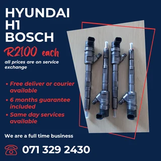 Hyundai H1 Bosch Injectors For Sale With Warranty