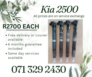Kia 2500 Injectors For Sale With Warranty