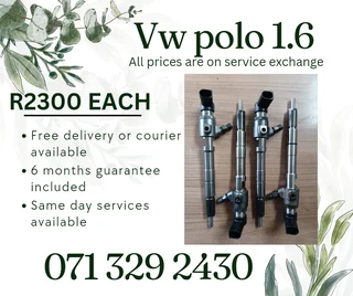 Vw Polo 1.6 Injectors For Sale With Warranty