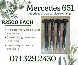 Mercedes Benz 651 Injectors For Sale With Warranty