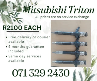 Mitshubishi Triton Injectors For Sale With Warranty