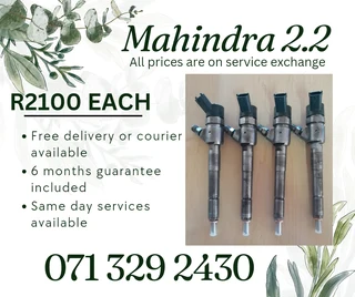 Mahindra 2.2 Injectors For Sale With Warranty