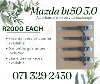 Mazda Bt50 3.0 Injectors For Sale With Warranty