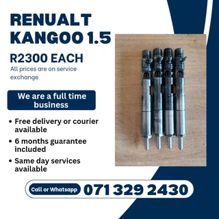 Renualt Kangoo 1.5 Injectors For Sale With Warranty
