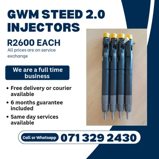 Gwm Steed 2.0 Injectors For Sale With Warranty