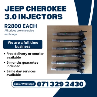 Jeep Cherokee 3.0 Injectors For Sale With Warranty