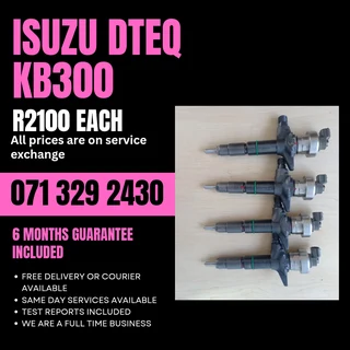 Isuzu Kb300 Dteq Injectors For Sale With Warranty