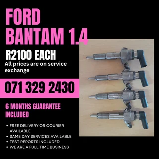 Ford Bantam 1.4 Injectors For Sale With Warranty