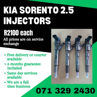 Kia Sorento 2.5 Injectors For Sale With Warranty