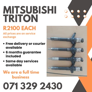 Mitsubishi Triton Injectors For Sale With Warranty